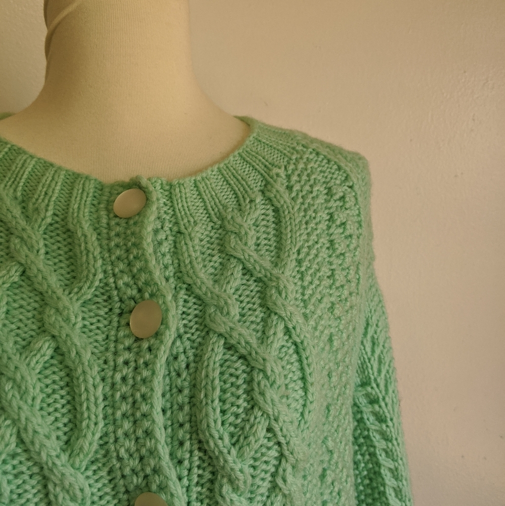 Mint Green Sweater - Picture 4 of 9